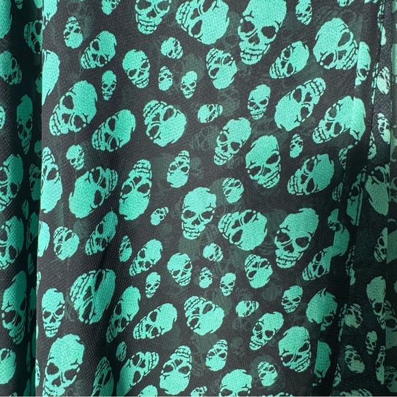 Lost in Layers Skull Print Kimono Cover up One size - Picture 5 of 9
